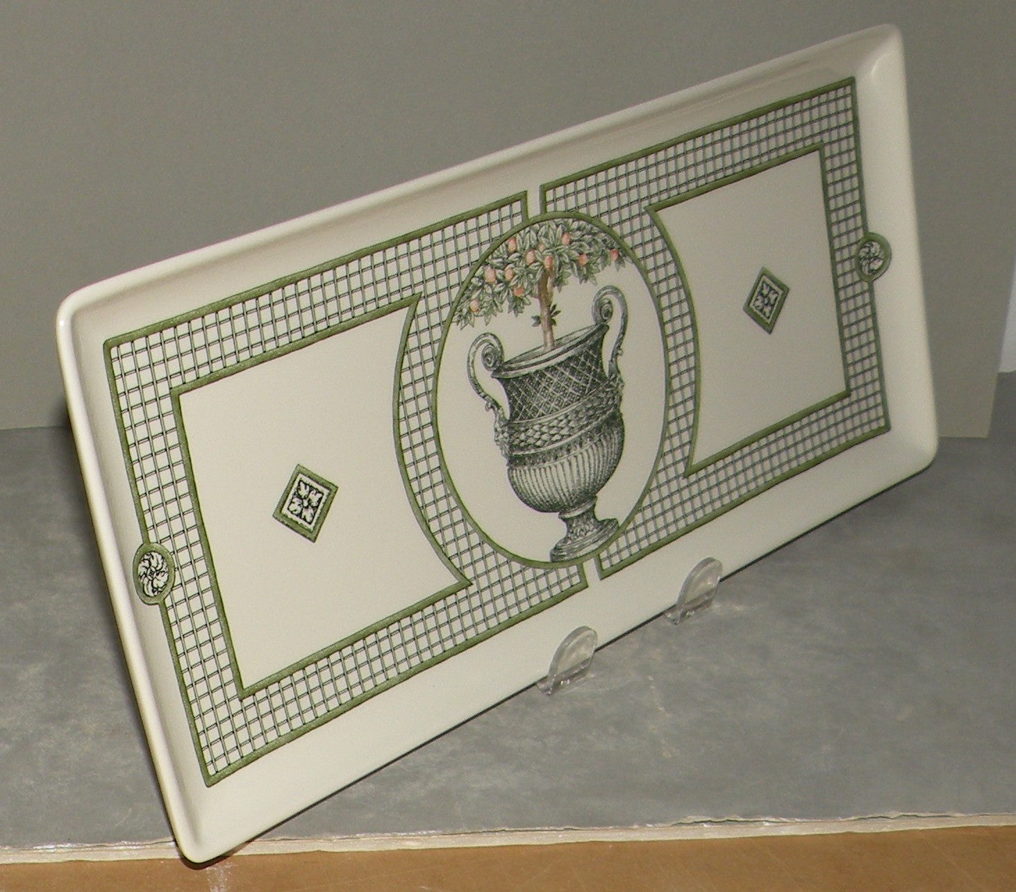 Oblong Serving Tray, Les Vases a Oranger