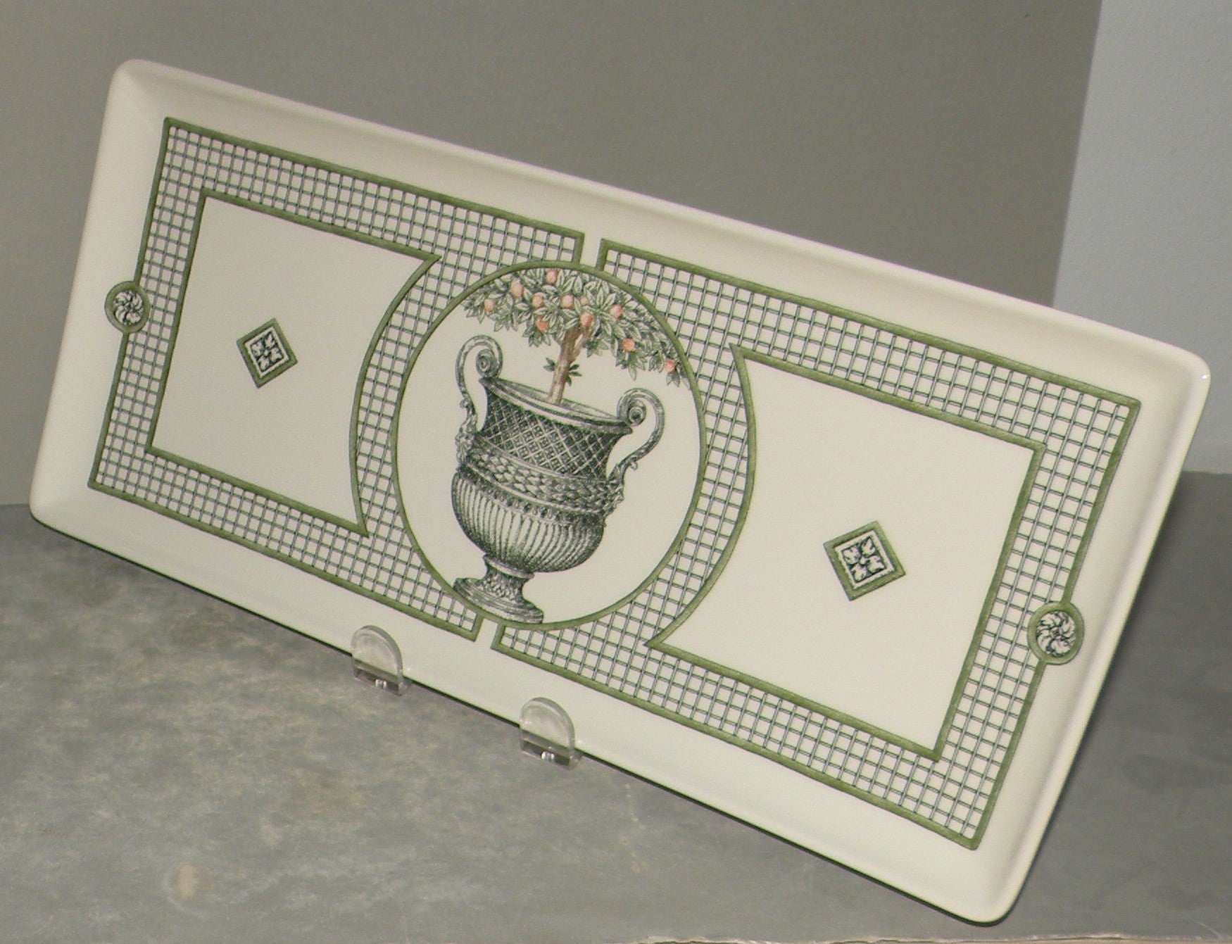 Oblong Serving Tray, Les Vases a Oranger