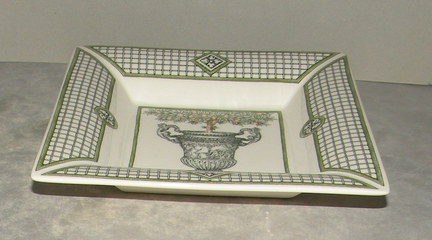 Large Square Candy Tray, Les Vases a Oranger