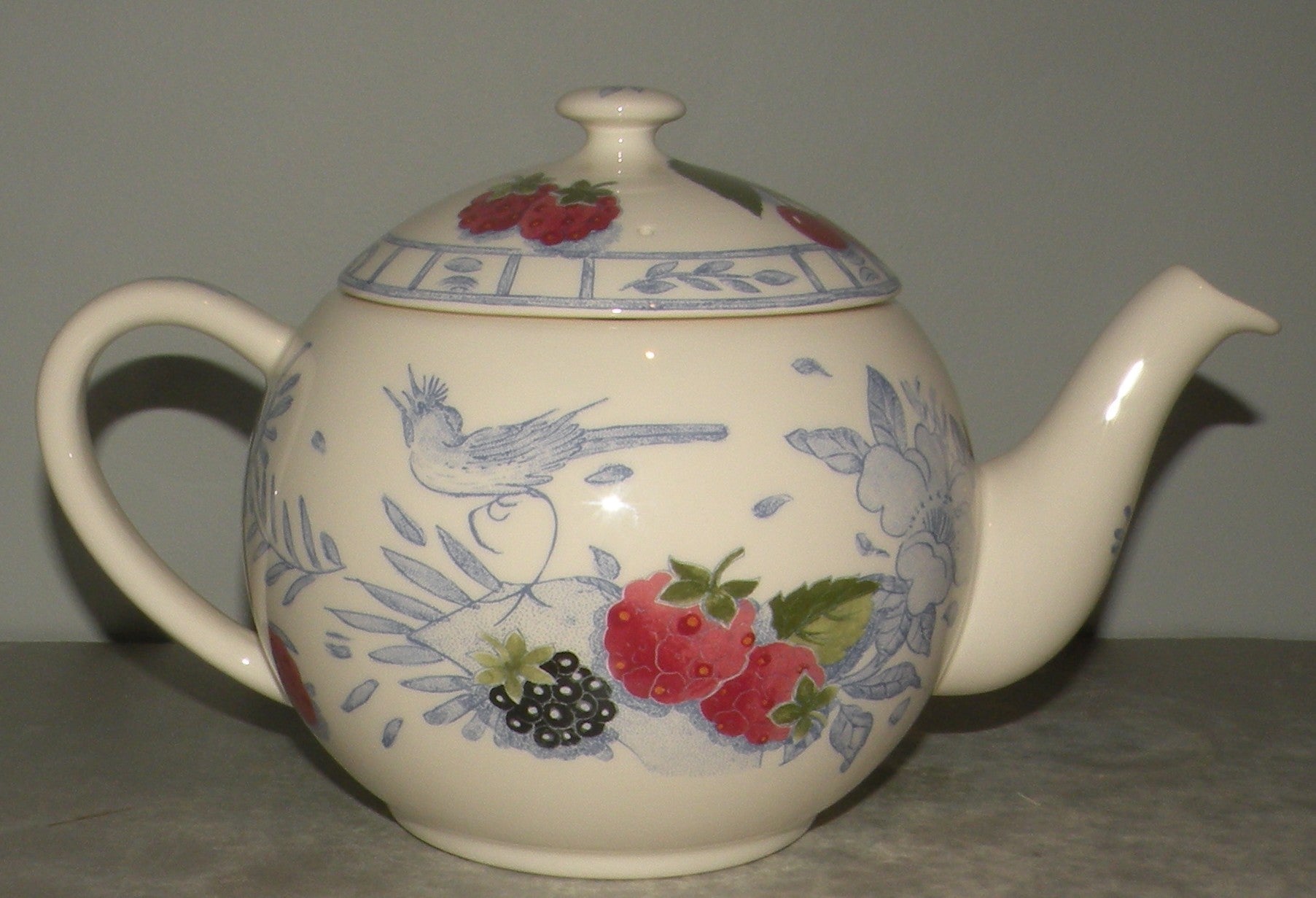 Tea Pot, Oiseau Bleu Fruits