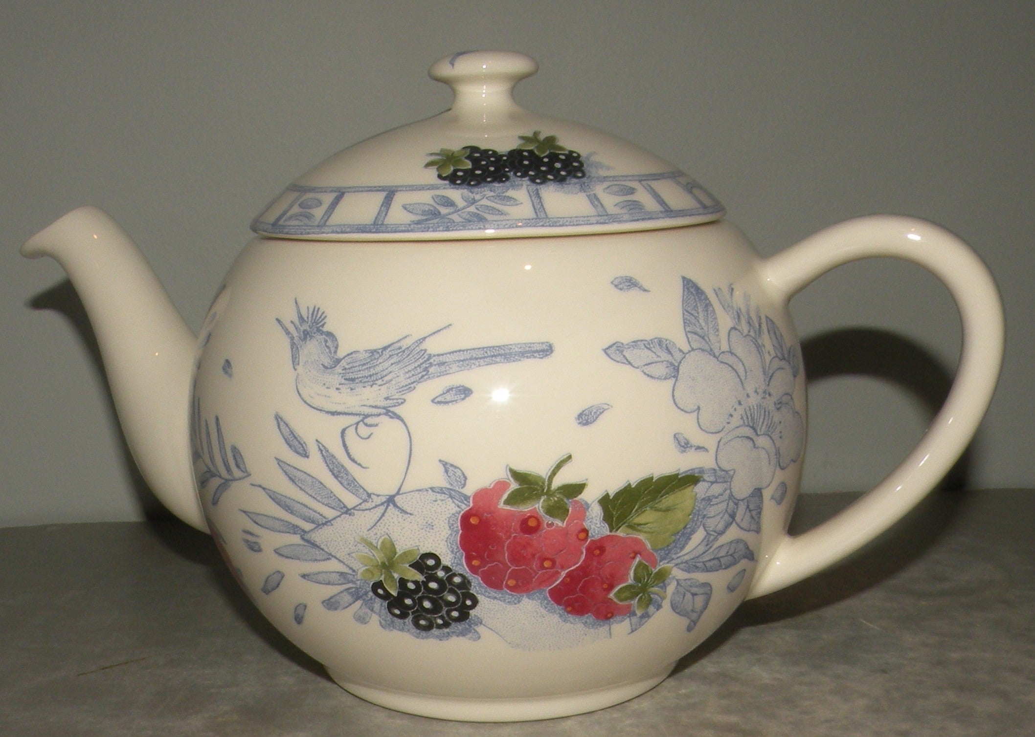 Tea Pot, Oiseau Bleu Fruits