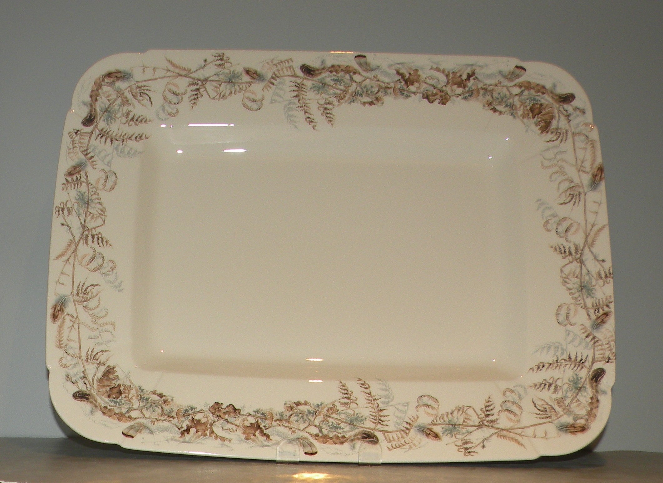 Rectangular Platter Feuillages , Sologne