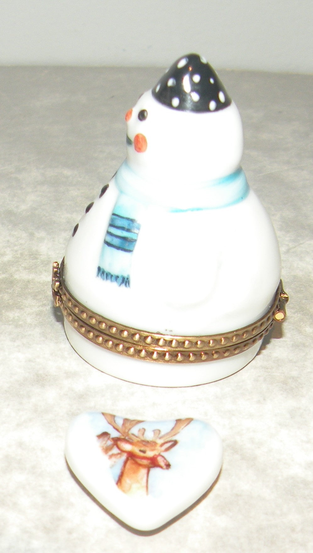 Snowman , Limoges Box number 64