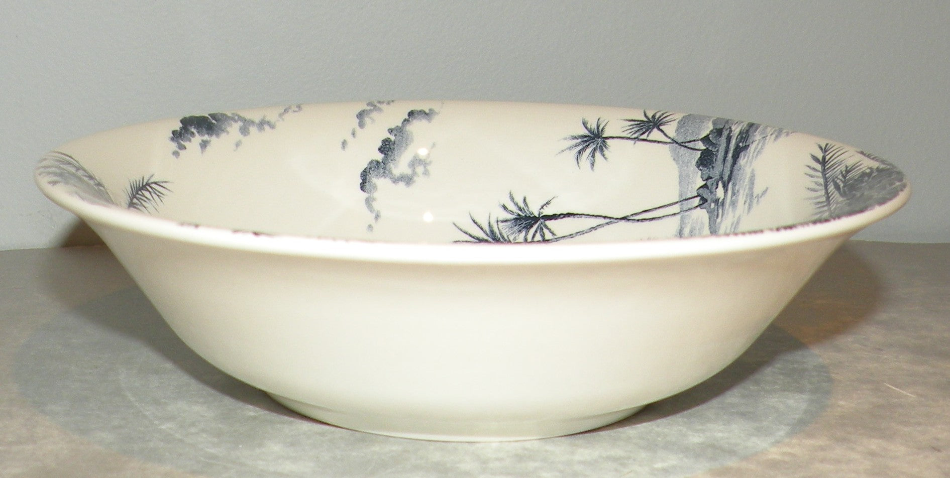 U.S. Cereal Bowl, Les Depareillees in Blue