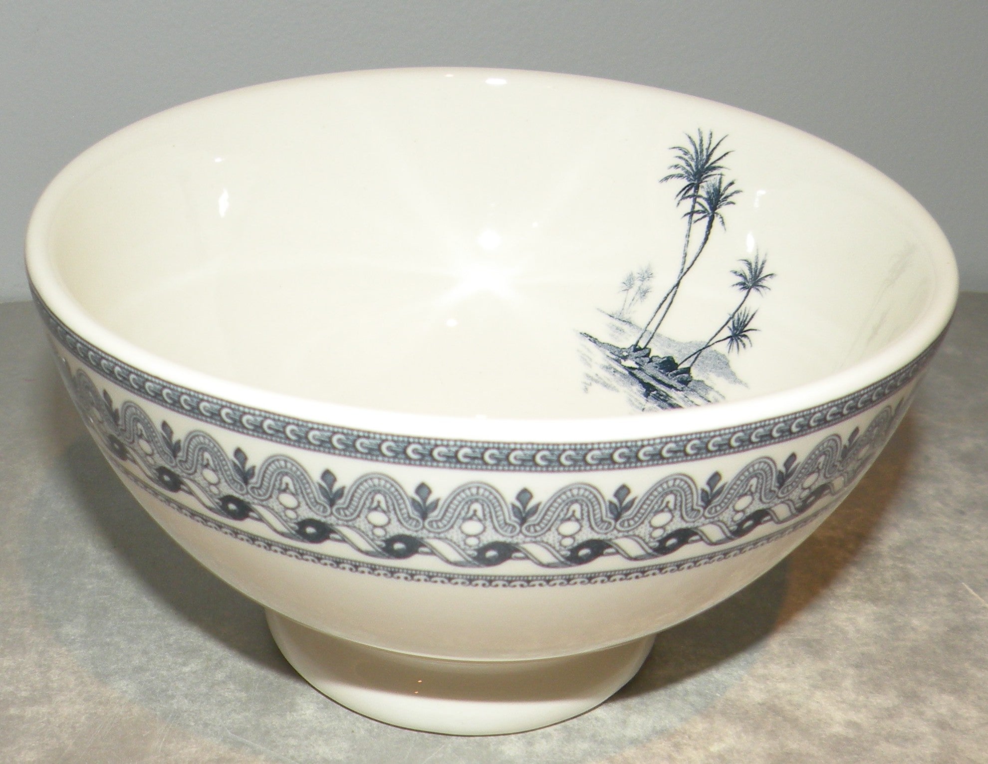 Coffee Bowl, Les Depareillees in Blue