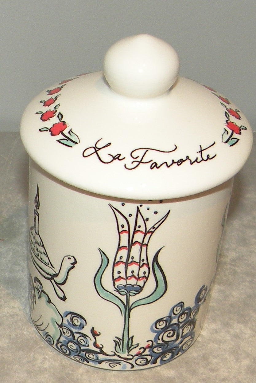 Scented Candle with lid , La Favorite
