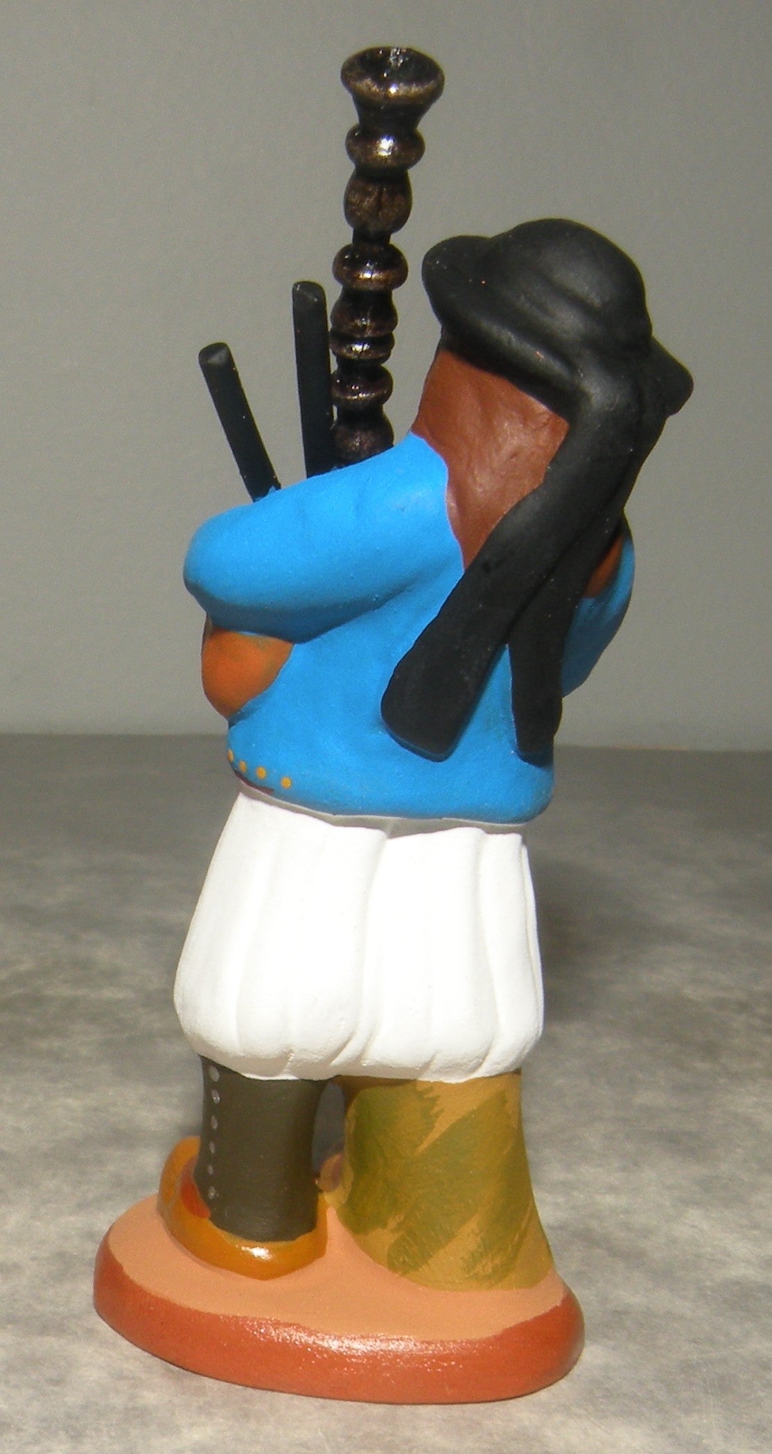 Breton on the Bagpipes, Fouque, 6 cm