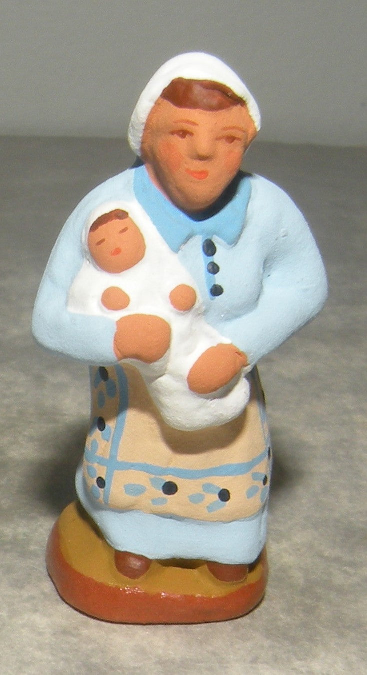 Nurse with baby,  Fouque, 4 cm