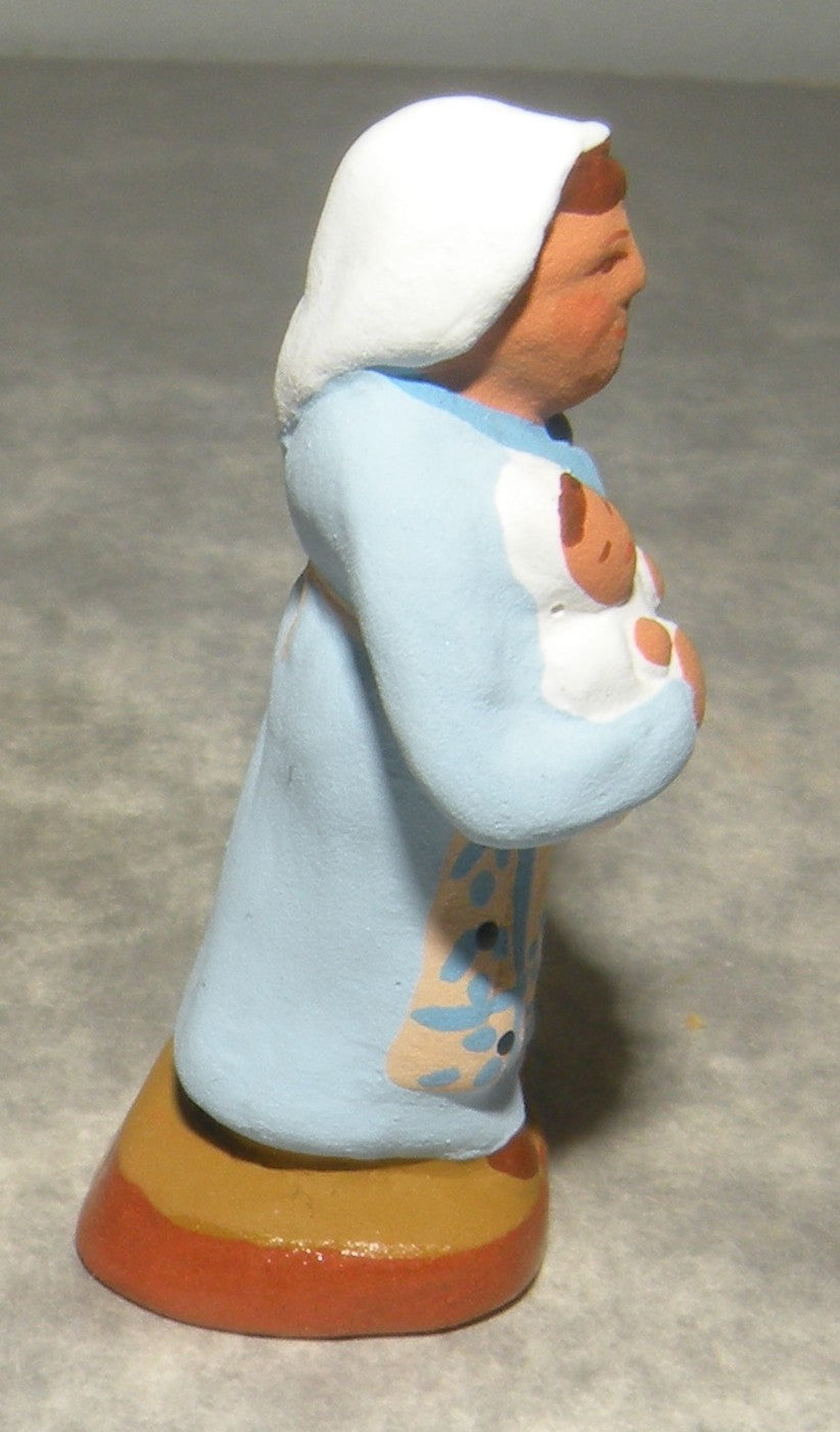 Nurse with baby,  Fouque, 4 cm