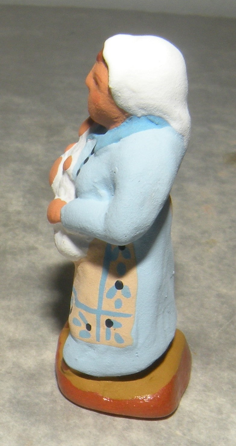 Nurse with baby,  Fouque, 4 cm