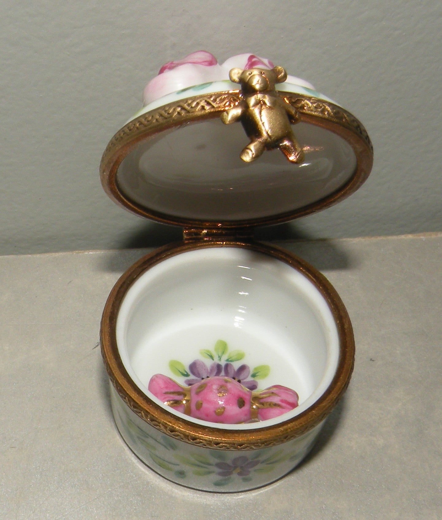 Pink Baby Slipper , Limoges Box Number 65