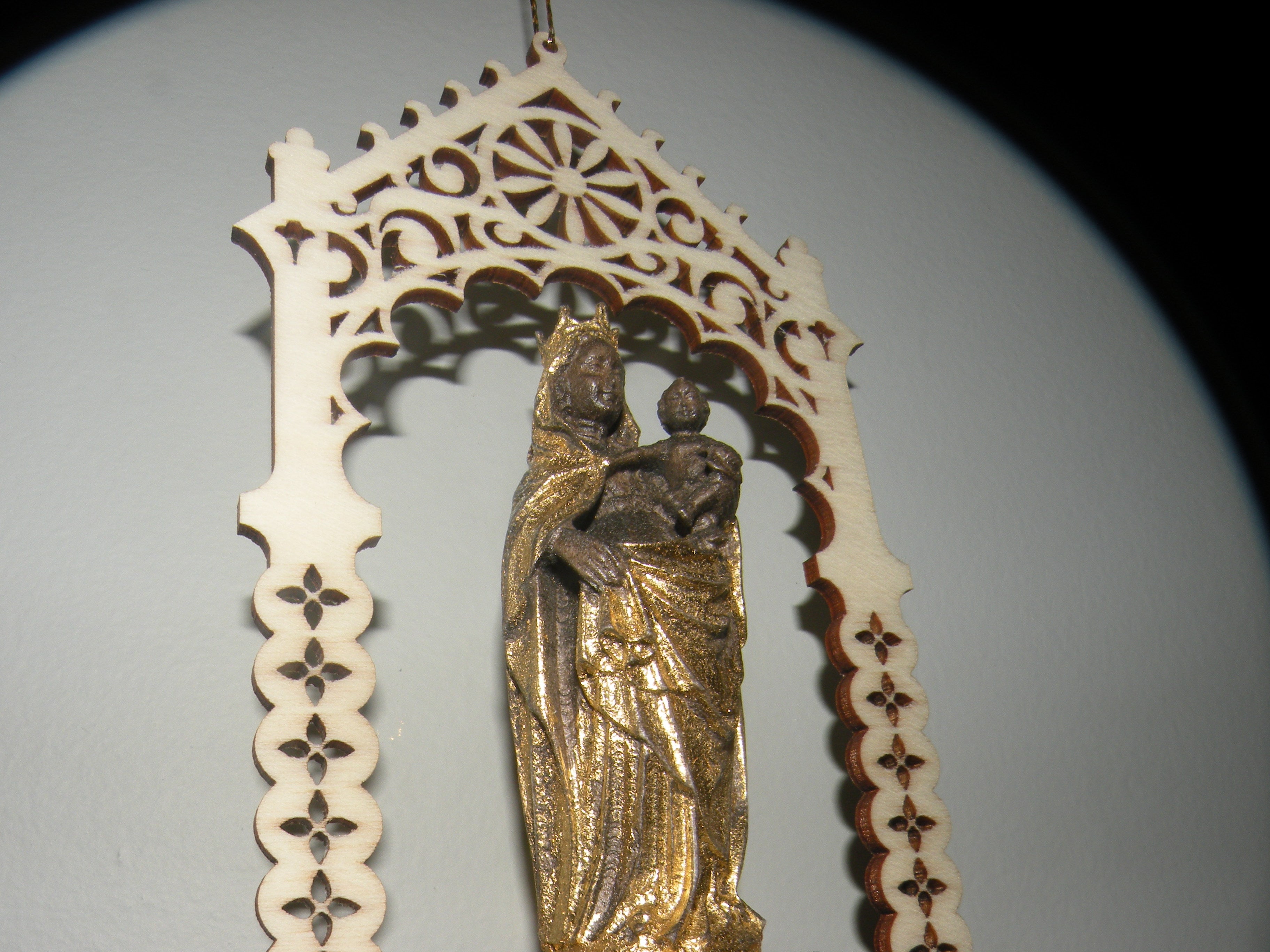 Virgin of Pilar  in niche  - 08368