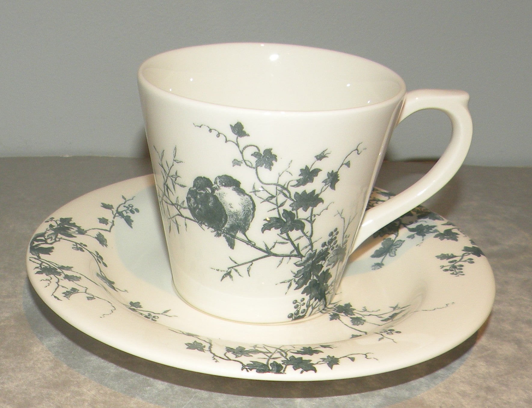 Tea Cup & Saucer  Les Oiseaux