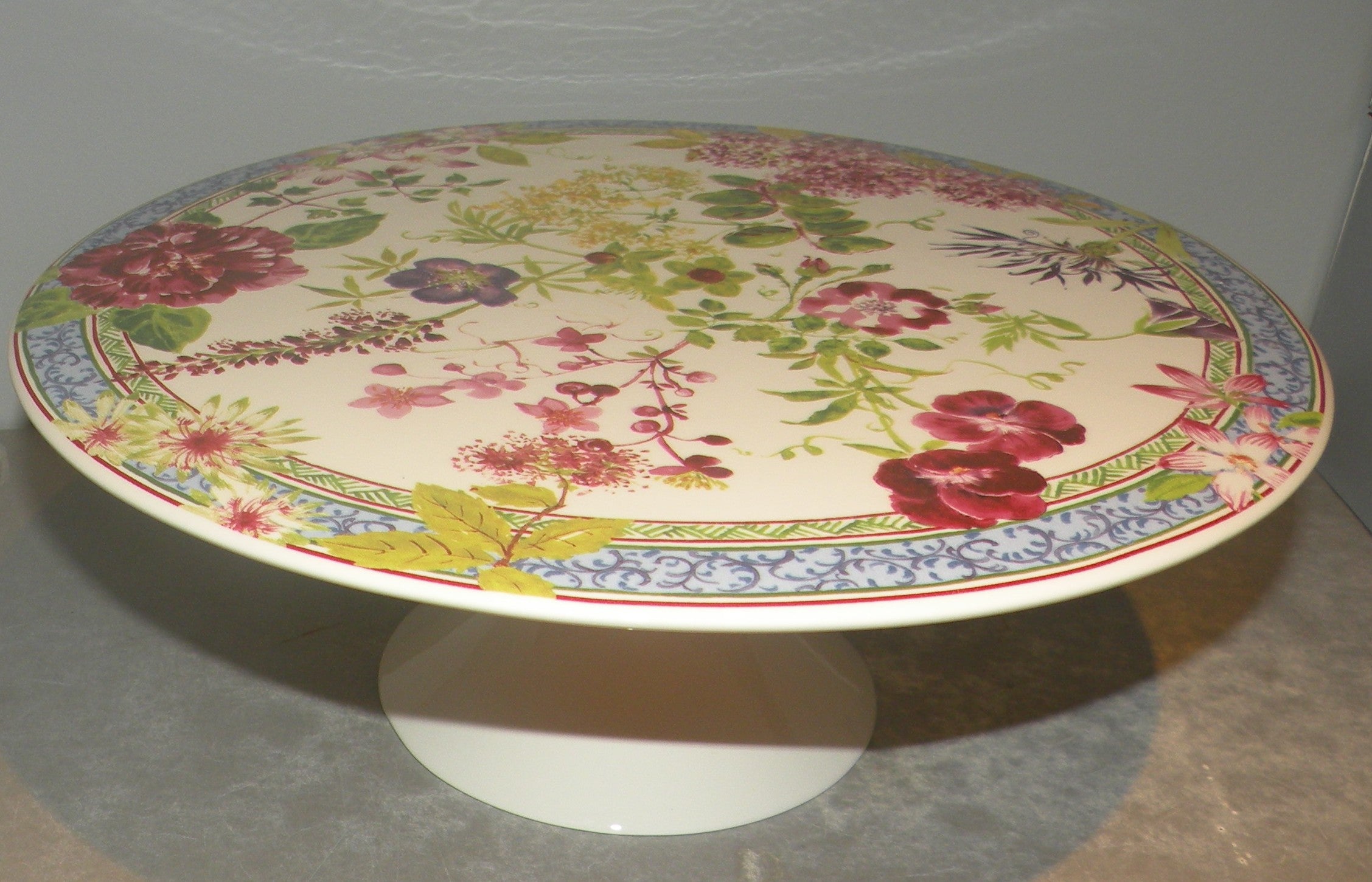 Footed Cake Stand , Millefleurs