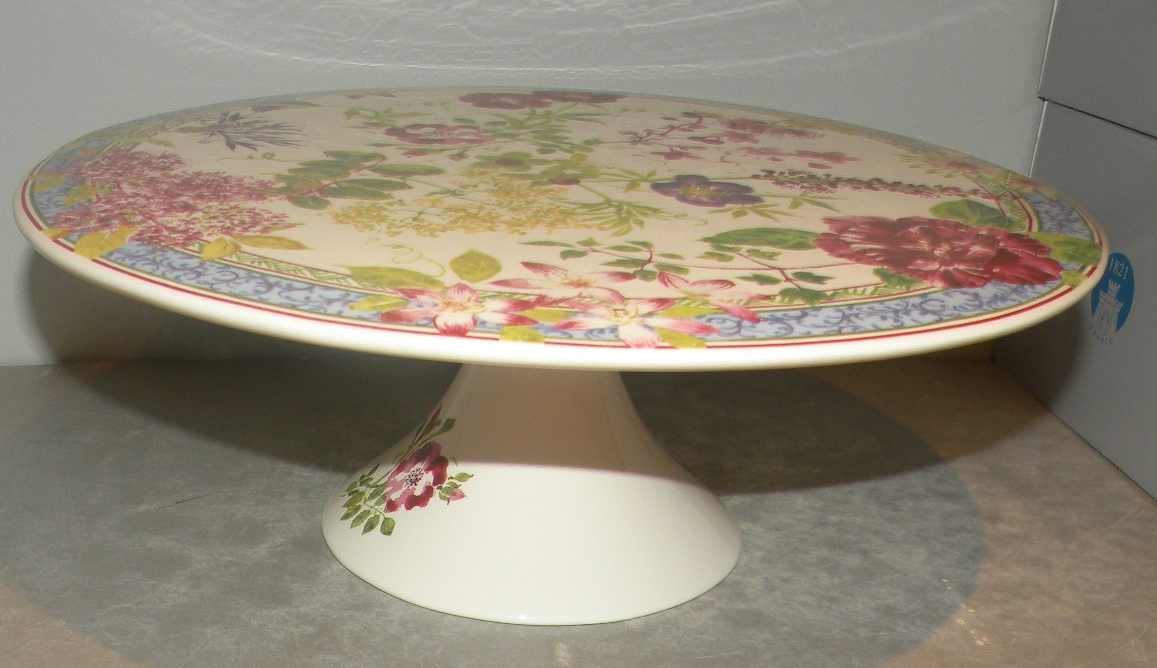 Footed Cake Stand , Millefleurs