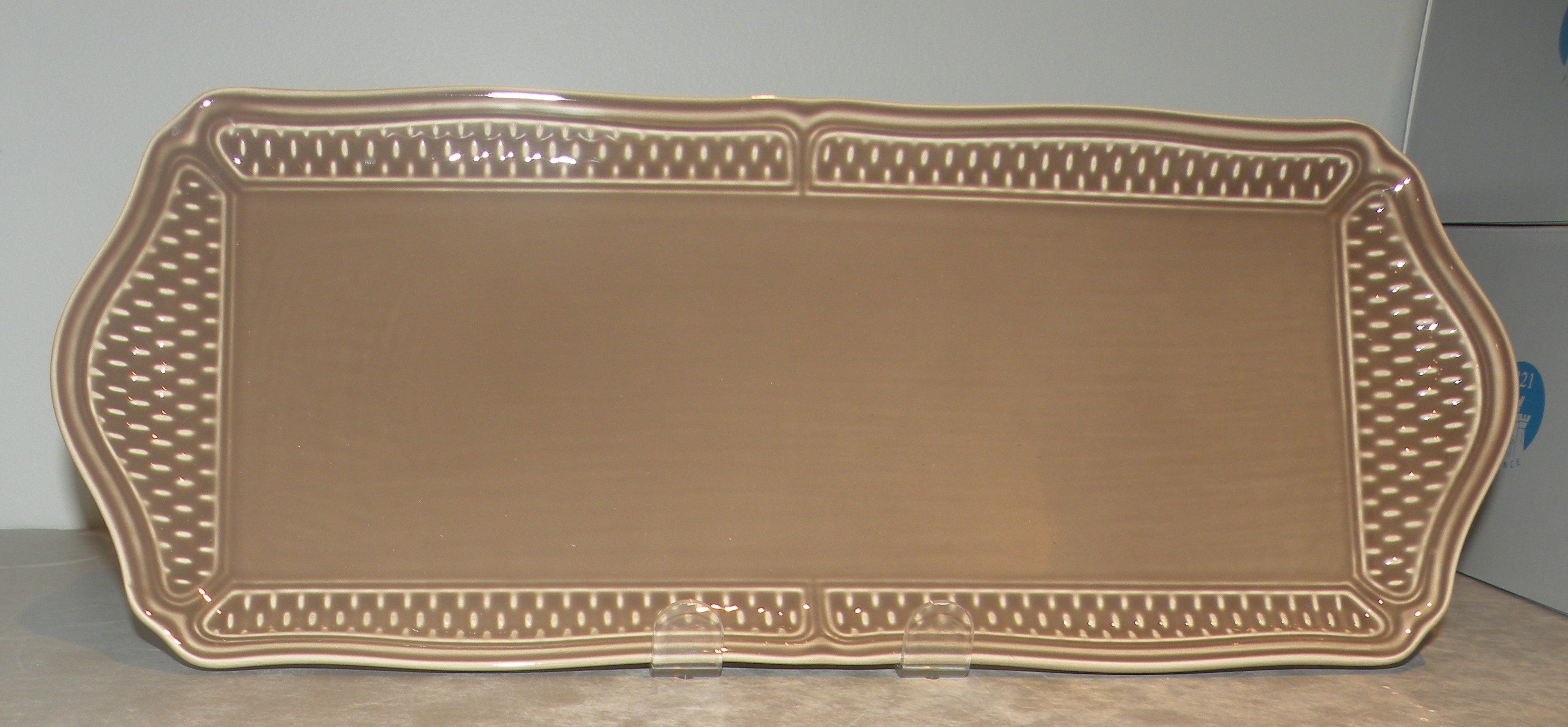 Oblong Serving Tray, Pont Aux Choux Taupe