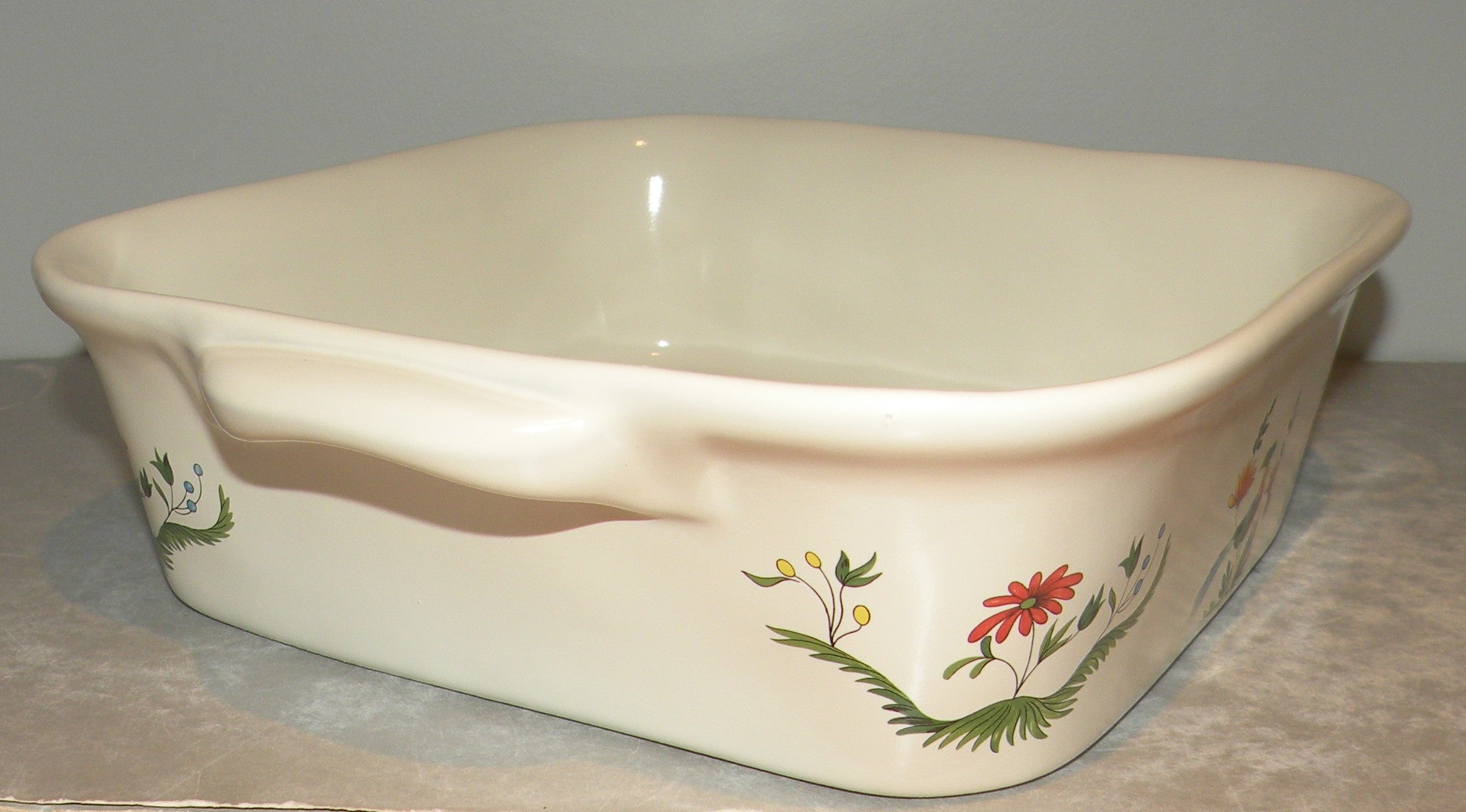 Square baking dish, Oiseaux de Paradis,