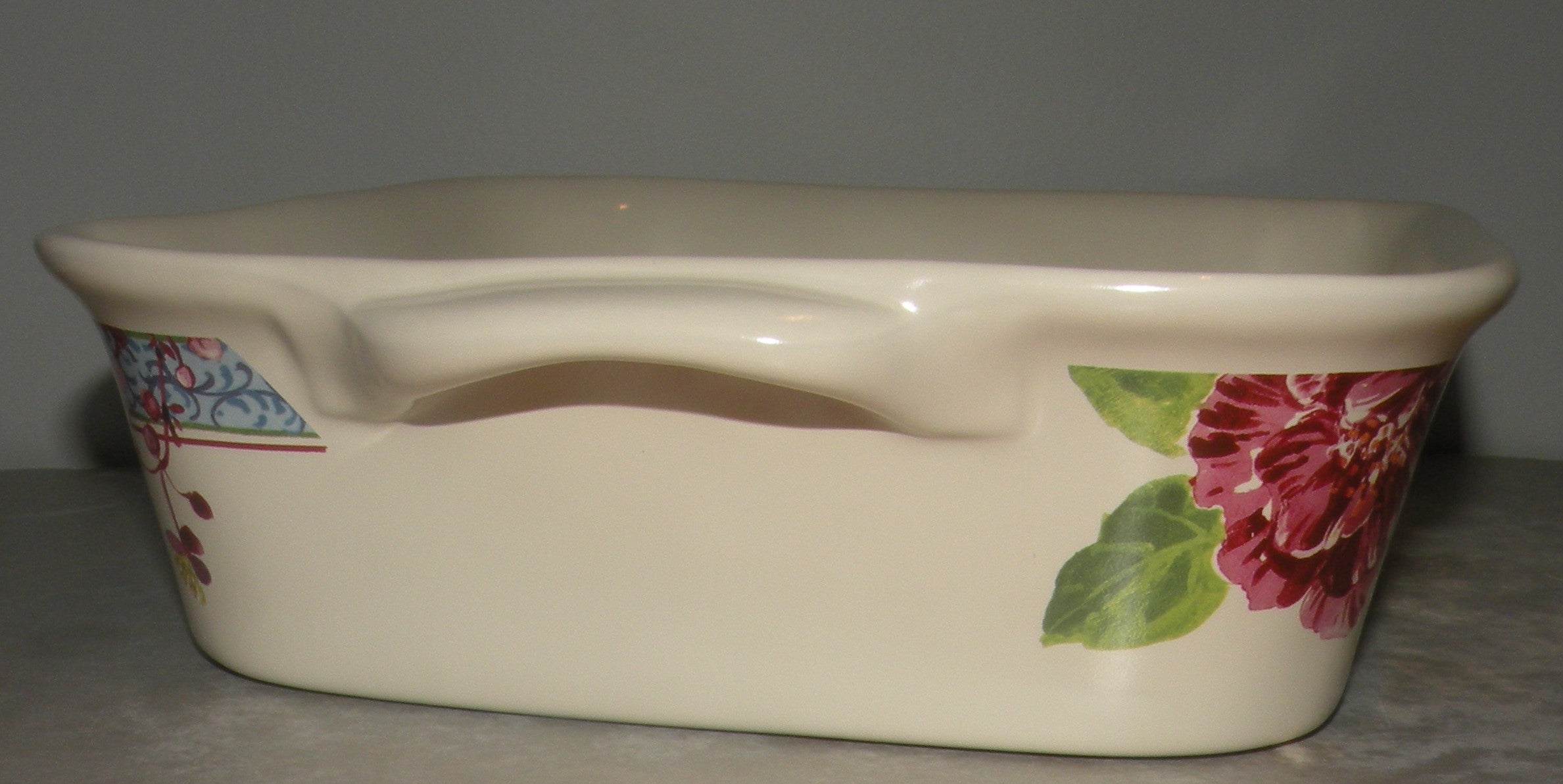 Square baking dish, Millefleurs