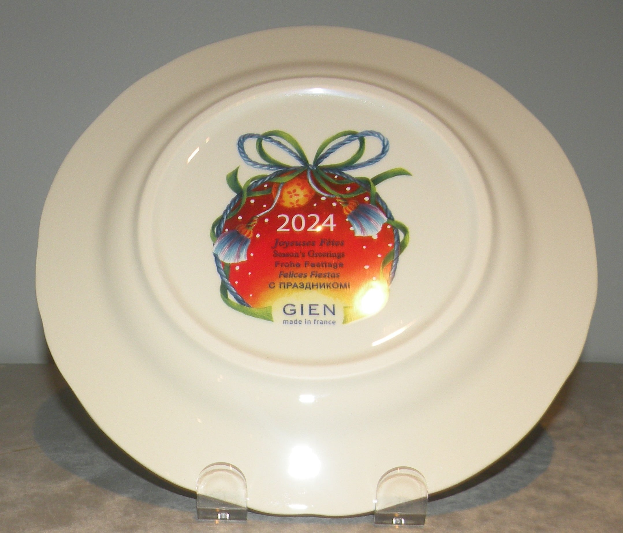 Dessert Plate Noel Red 2024