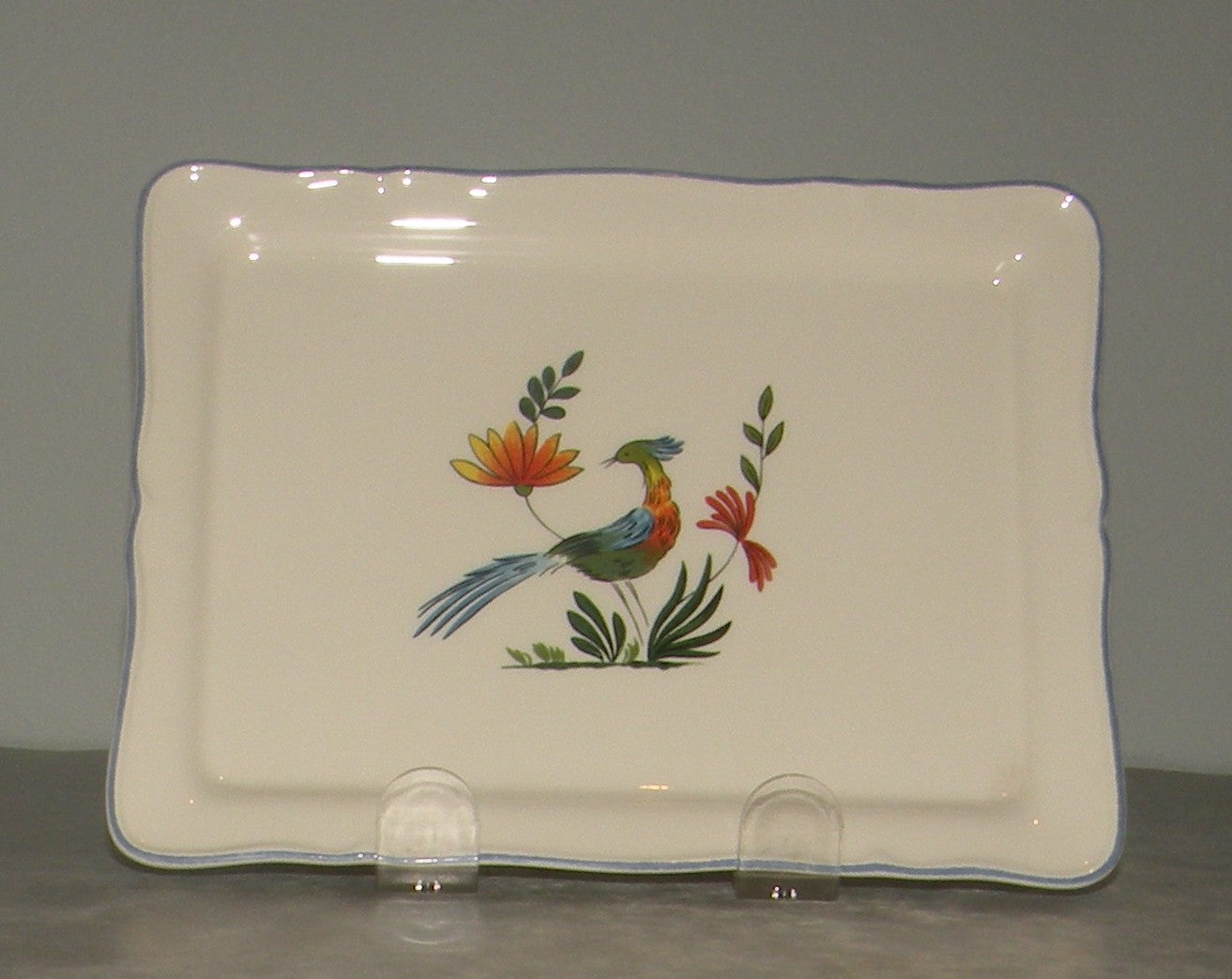 butter dish tray alone, Oiseaux de Paradis