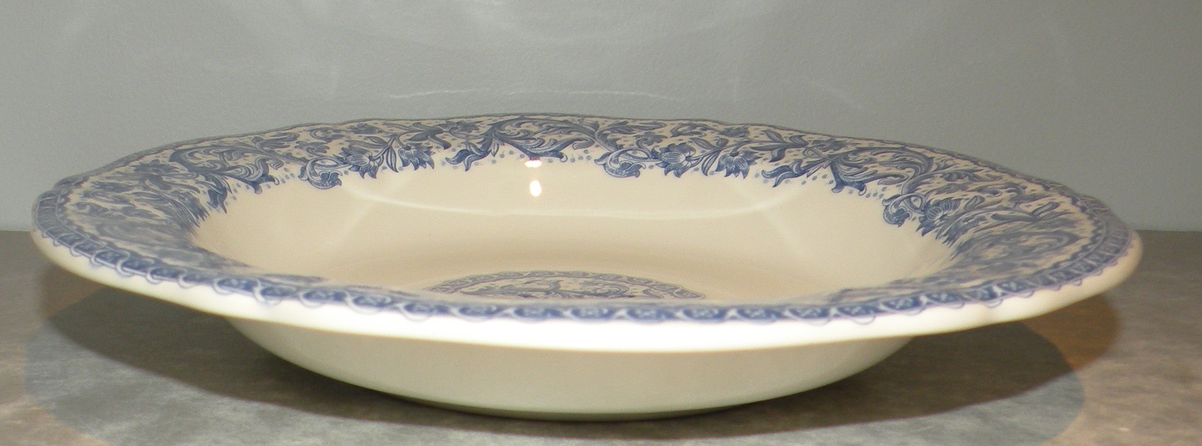 Rim Soup Plate, Rouen 37