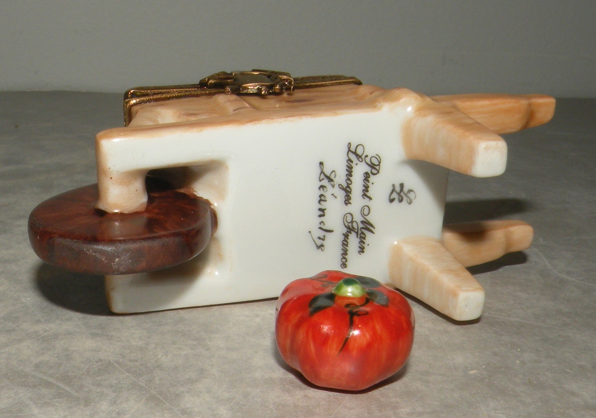 Wheelbarrow and Pumpkin  Limoges Box number 74