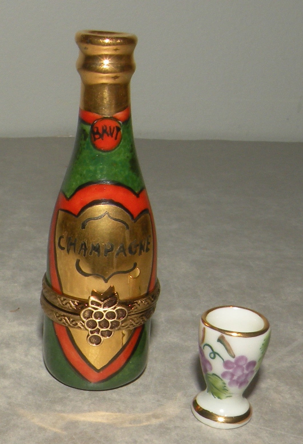 Bottle of Champagne Limoges Box number 87