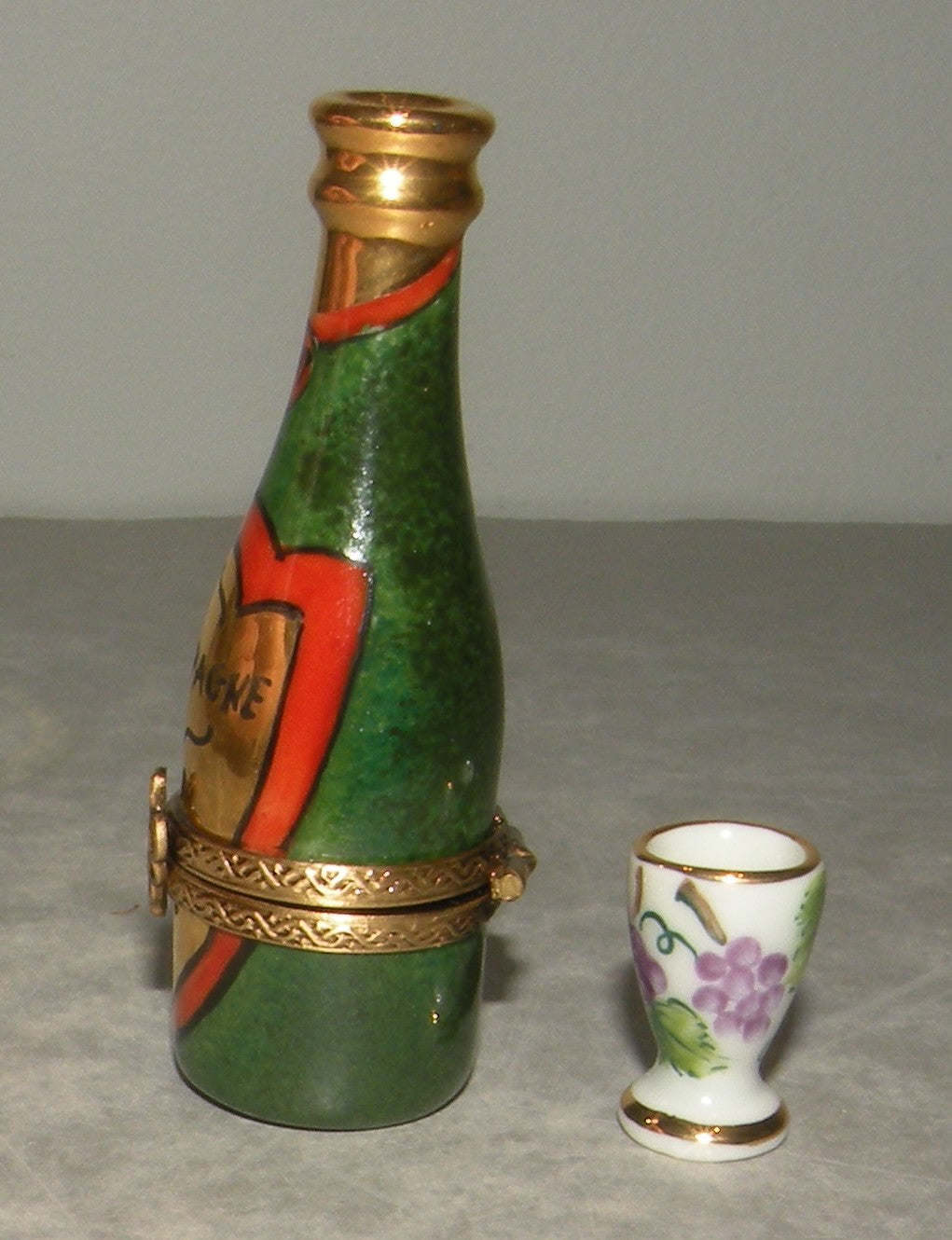 Bottle of Champagne Limoges Box number 87