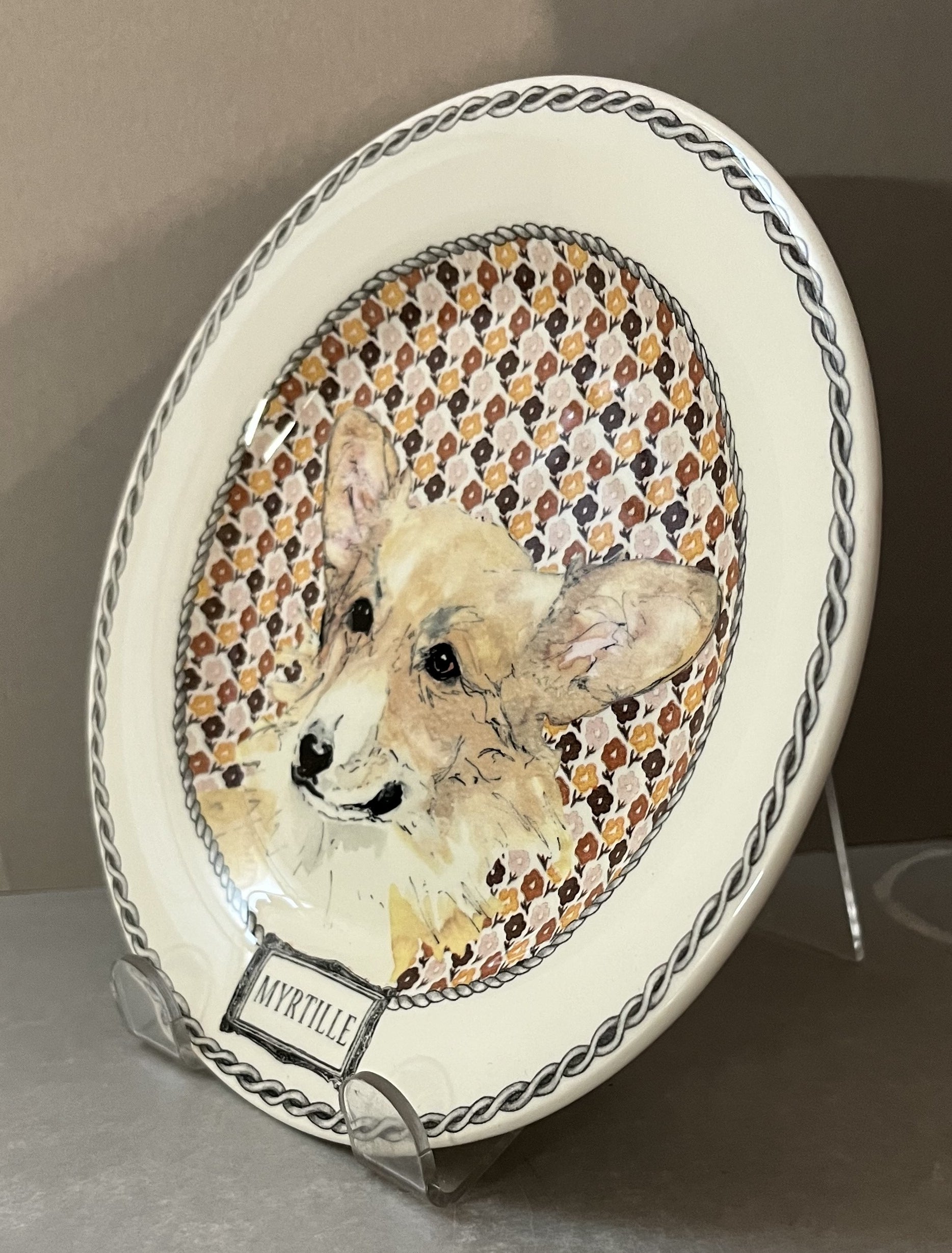 Bread & Butter Plate Myrtille, Darling Dog