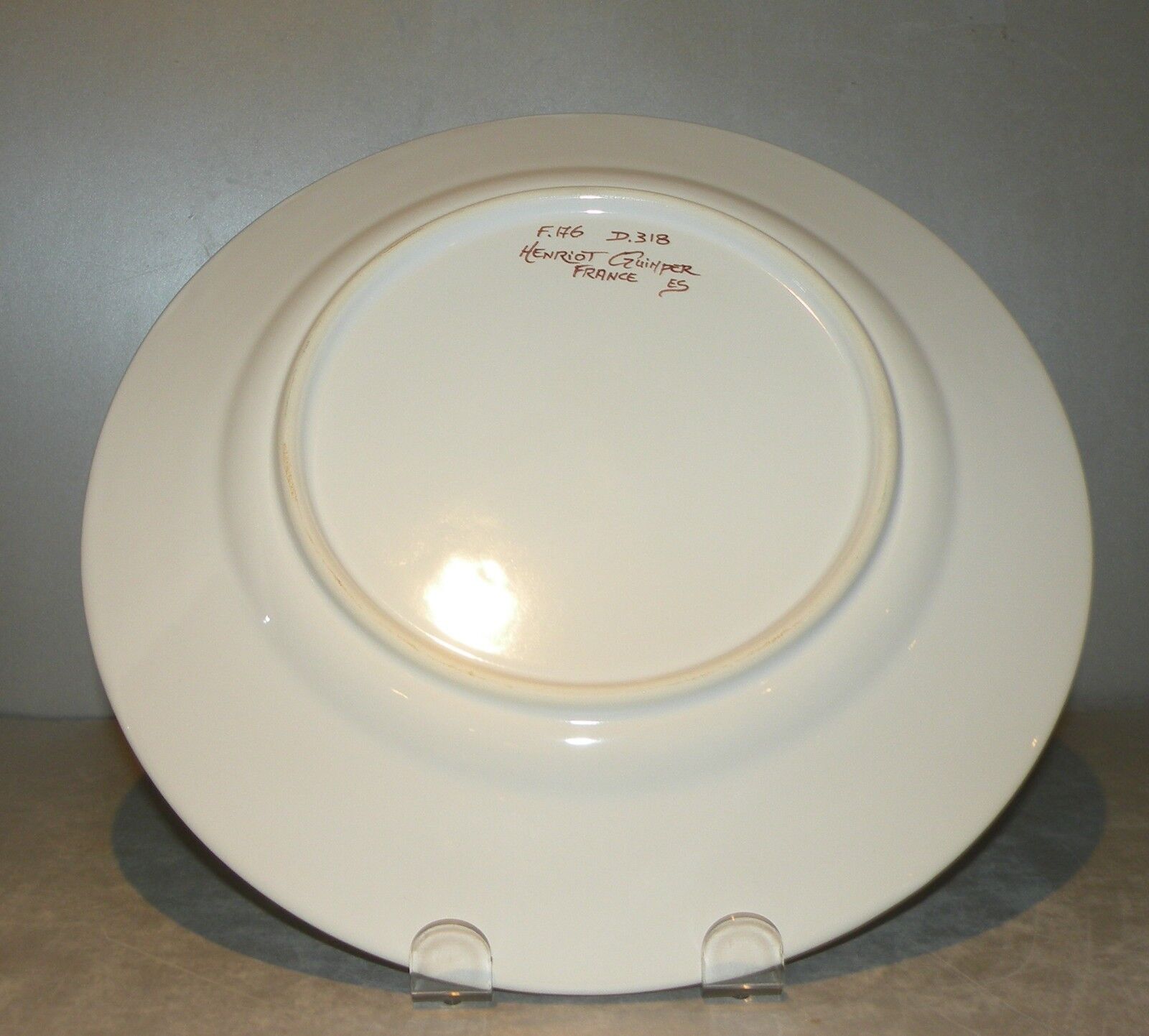 Luncheon Plate with man , Henriot