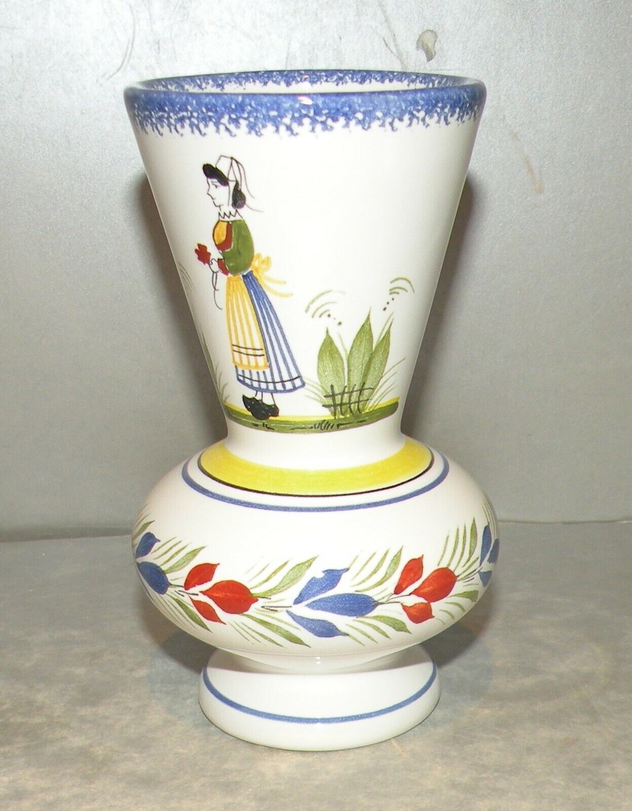 Small vase with a Woman , Henriot