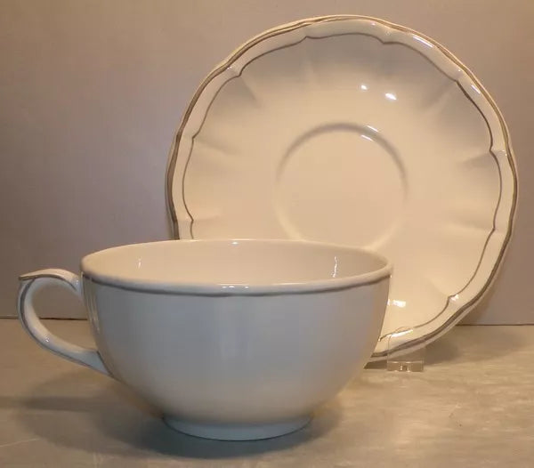 Breakfast Cup & Saucer, Filet Taupe