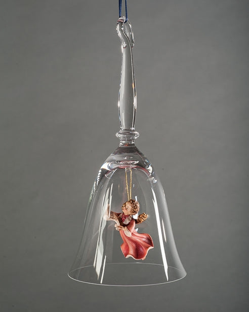 Crystal Bell With angel singing - 10259 H