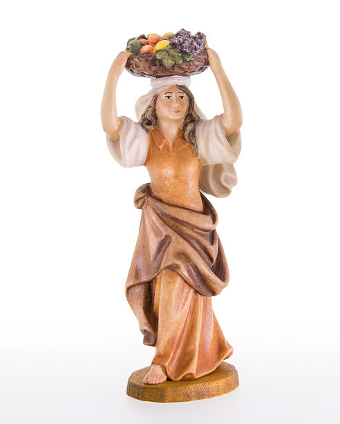 Woman with fruit-basket , Lepi