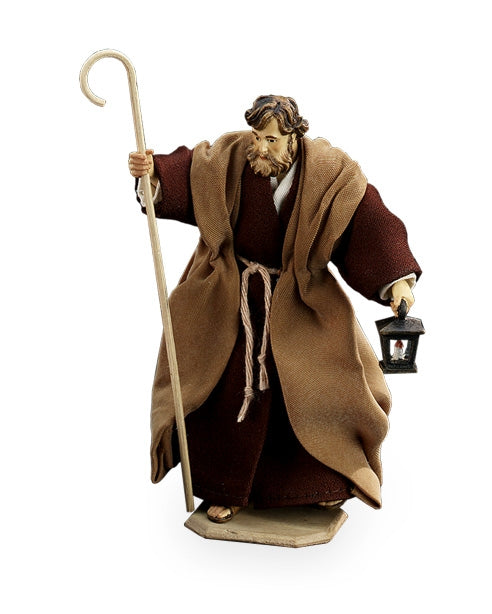 St.Joseph with walking stick and lantern  - Oriental nativity dressed- 10903-03B