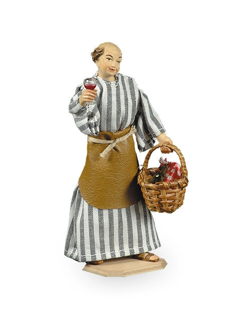 Cellarman with bottle and wine-glass  - Oriental nativity dressed -  10903-521