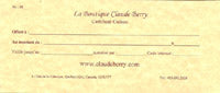 Gift Certificate 50.00$
