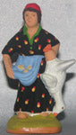 Farmer s wife carrying a goose, Fouque, 6 cm