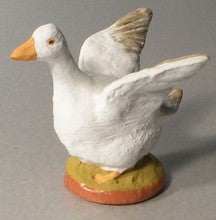 Goose with wings spread , Fouque, 6 cm
