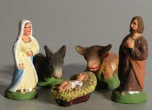 Nativity scene 5 caracters, Carbonel, N. 1