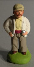 The bowls player - father, Didier, 4 cm