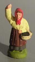 The olives gatherer - Woman, Didier, 4 cm