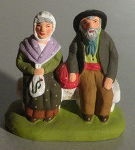 The couple on the bench, Didier, 4 cm