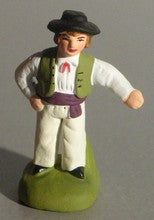 The dance - man with a hat,  ( number 6 ) Didier, 4 cm