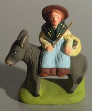 The woman on the donkey, Didier, 4 cm