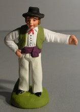 The dance - man with a hat, Didier, 6 cm