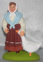 Woman with a goose, Didier, 6 cm