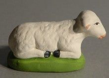 Lying sheep, Didier, 6-7cm
