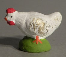 White hen, Didier, 6-7cm