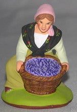 The woman with lavender - on her knees, Didier, 7 cm